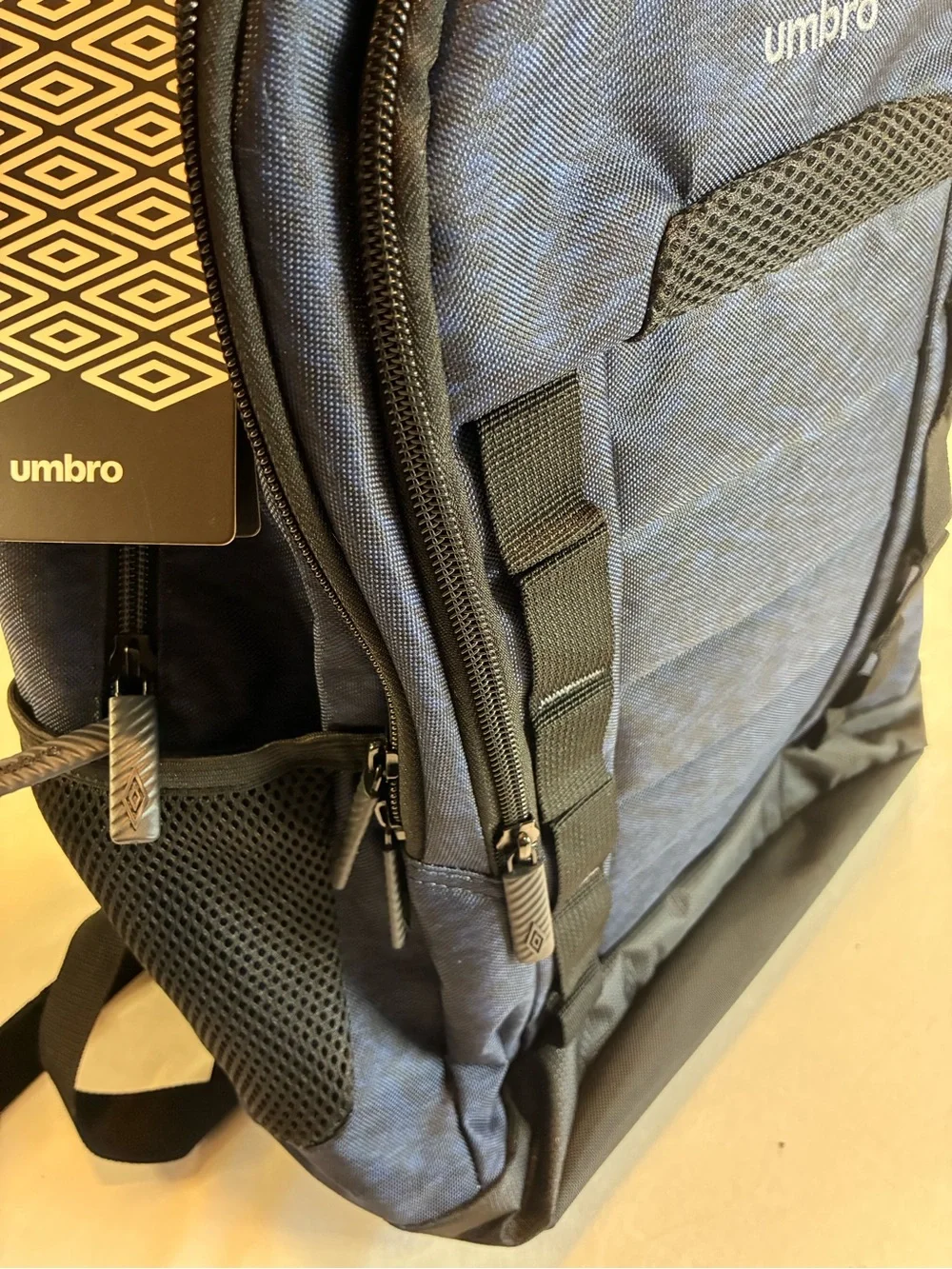 Umbro Dark Blue Backpack with Black Accents